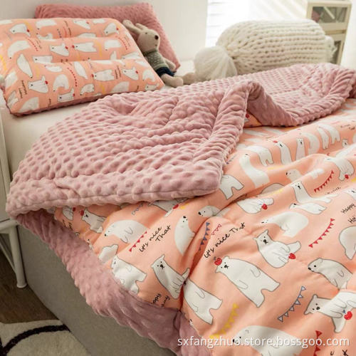 Winter dicke weiche Sublimation Anti-Pilz-Babydecken